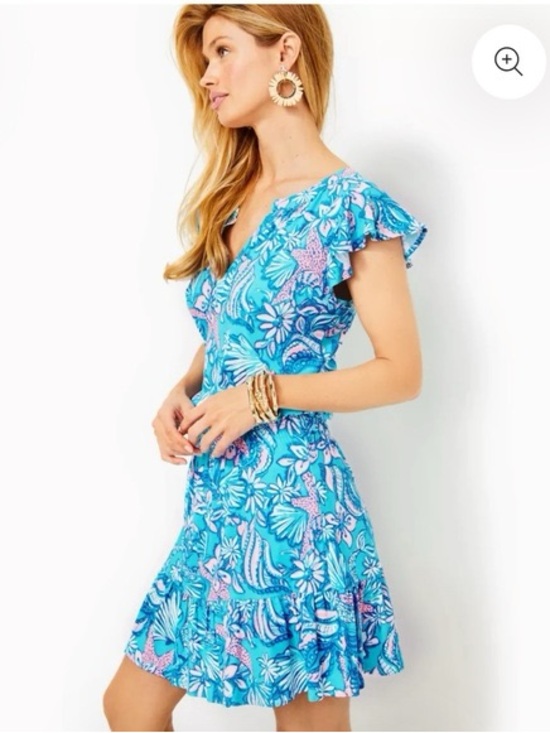Lilly Pulitzer Dresses & Skirts - NWT, Lilly Pulitzer Ravi Romper in Almafi Blue Sound the Sirens, Sz M